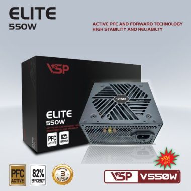 Nguồn VSP Elite Active PFC V550W