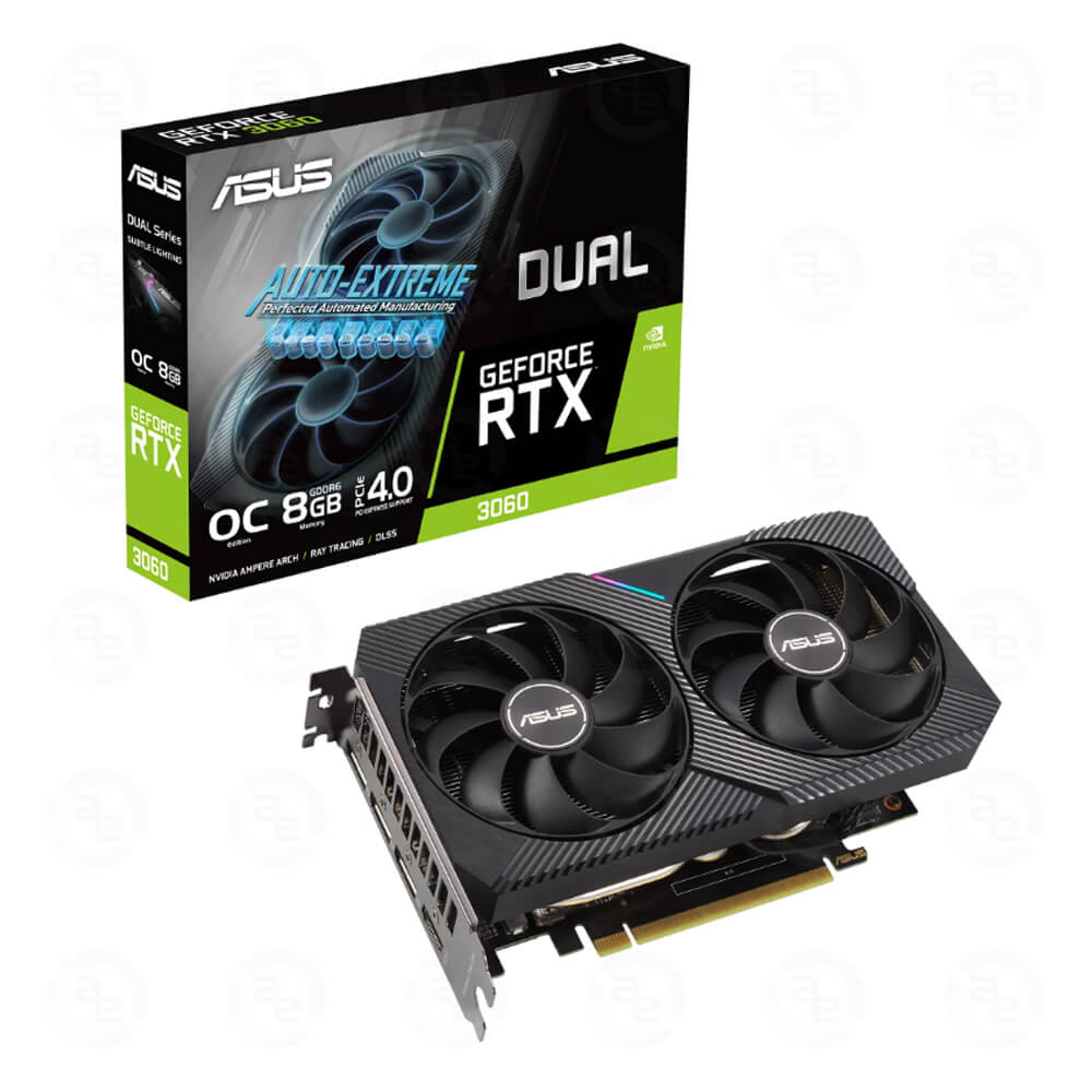 VGA ASUS Dual GeForce RTX 3060 OC 8GB GDDR6 (DUAL-RTX3060-O8G)