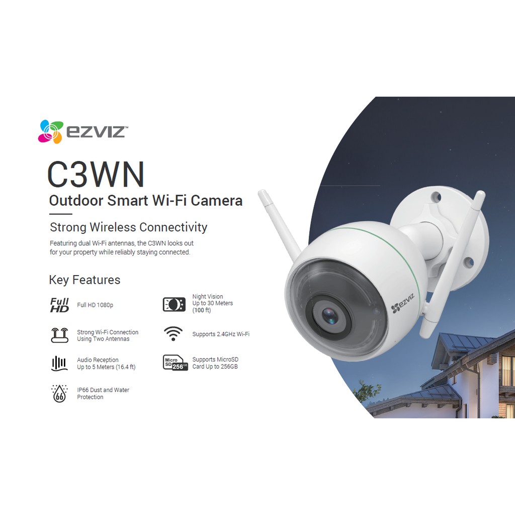 Camera Wifi thông minh EZVIZ C3WN 1080P