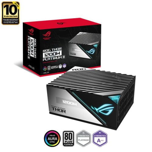 Nguồn Asus ROG THOR 1200P2 1200W 80Plus Platinum Fully-Modular